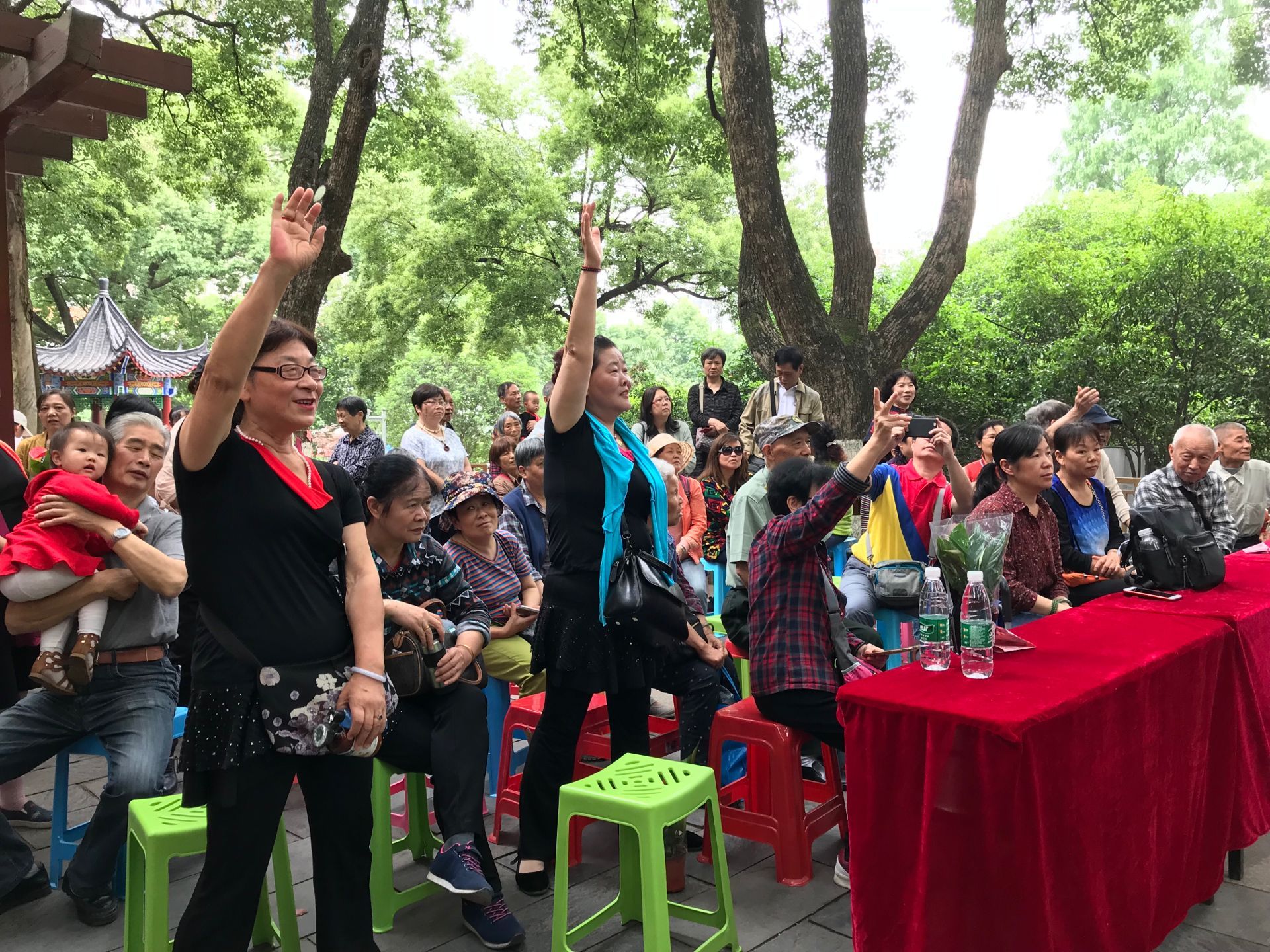 中南路街宝通寺社区在武昌洪山公园开展了一场科普宣传活动,来自武汉