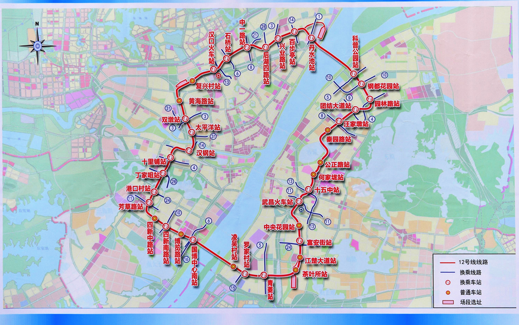 刚刚武汉首条地铁环线全线开工!串联7个中心城区,换乘站达26座