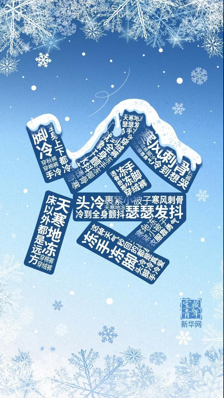 太冷了你那里气温现在多少度今天穿的啥