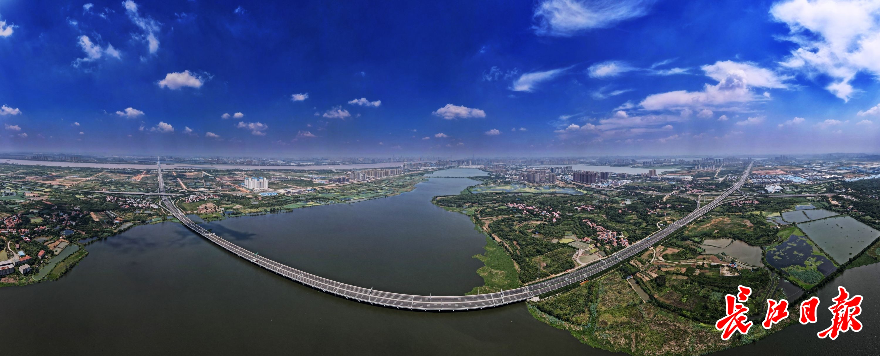 武汉四环线青菱湖大桥.