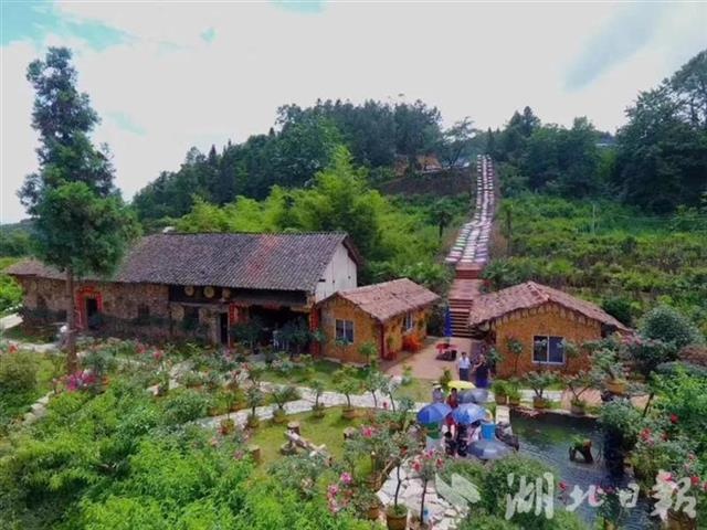 千亩桃林万树花香 建始深山世外桃源等你去康养