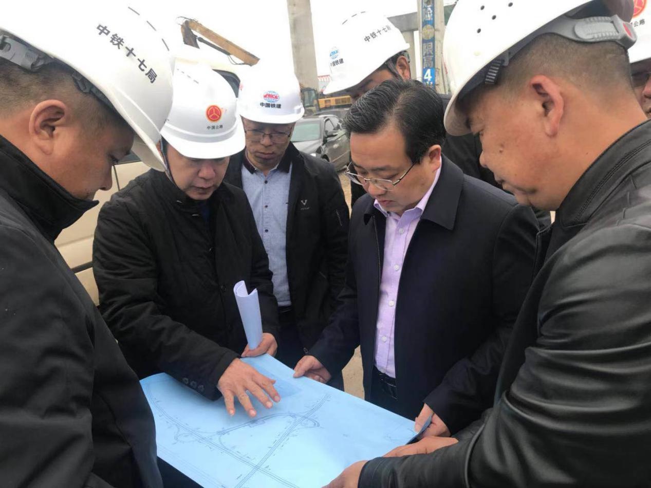 区长刘润长督导重点交通项目建设