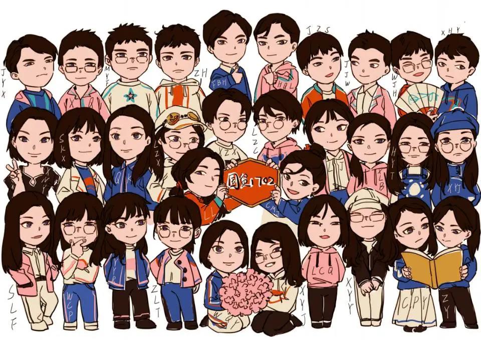 慕了,这份q版浪漫毕业照,绝对是年度最佳!_大武汉