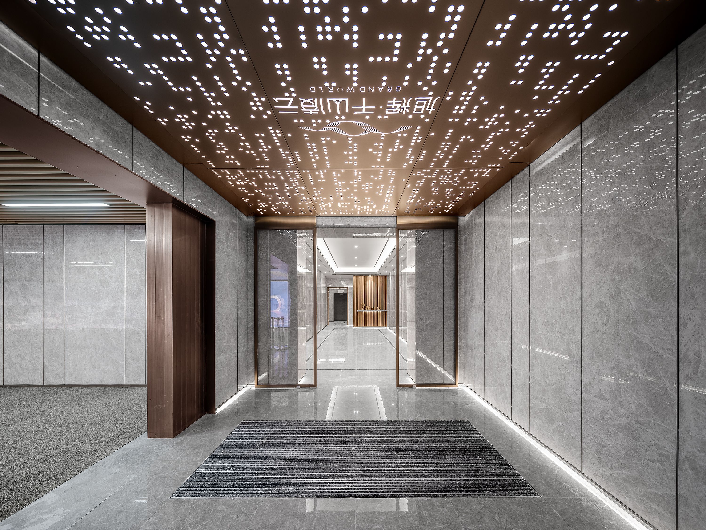 旭辉千山凌云地下大堂实景图.