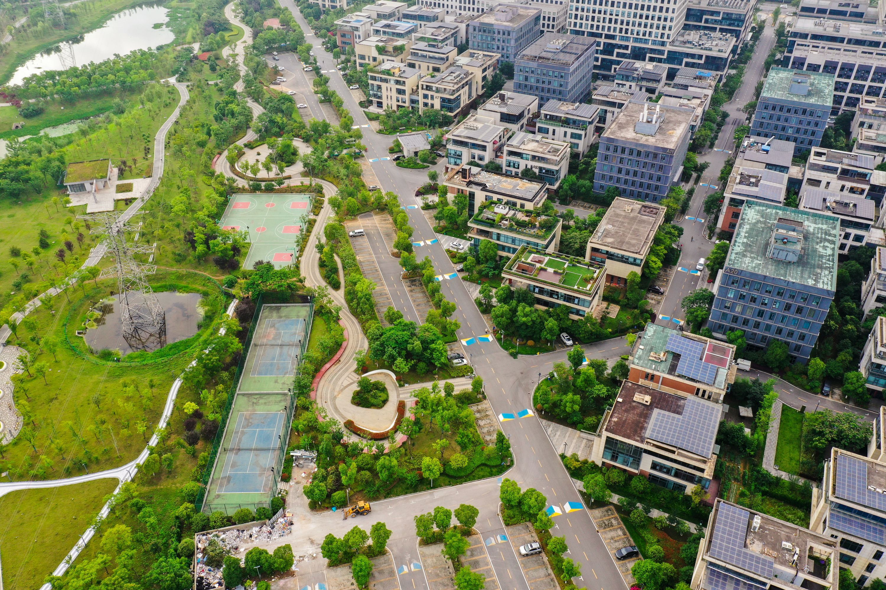 融创智谷散落在洪山都市里的山水田园诗