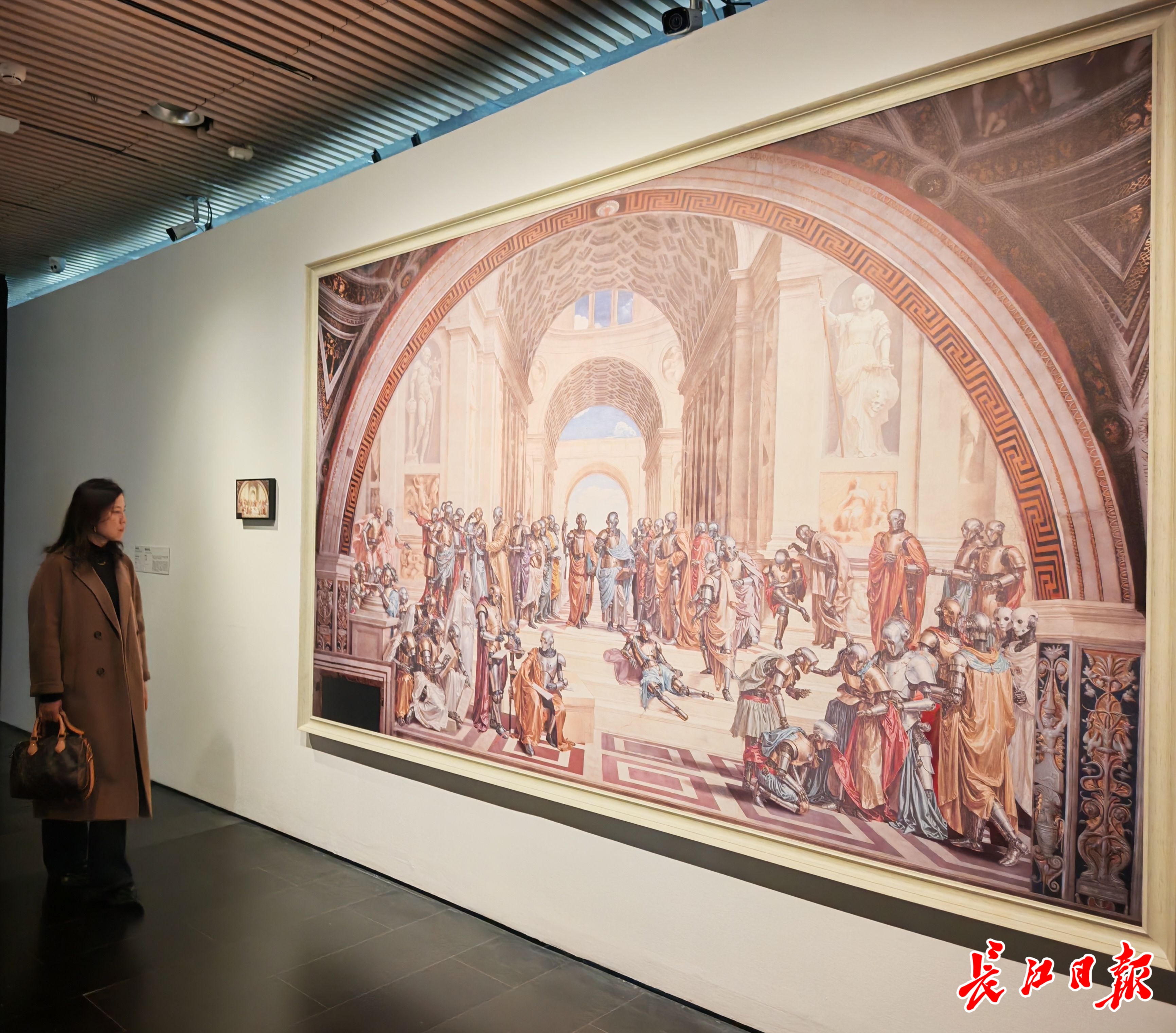 华科大教授蔡新元用AI“脑补”世界名画,亮相清华艺术展_大武汉